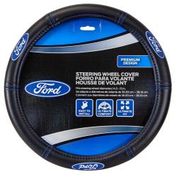 Plasticolor Ford Deluxe 14.5in to 15in Steering Wheel Cover