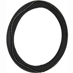 Bell Automotive Black Bling 14in to 15in Steering Wheel Cover