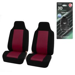 FH Group Classic Cloth Seat Covers Front Set