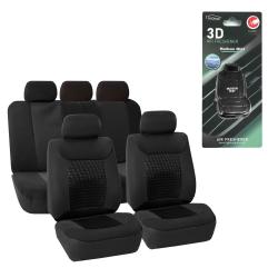 FH Group Premium Fabric Seat Covers Full Set