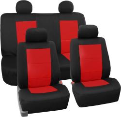 FH Group Premium Fabric Seat Covers Full Set