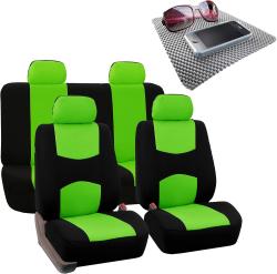 FH Group Flat Cloth Seat Covers Full Set